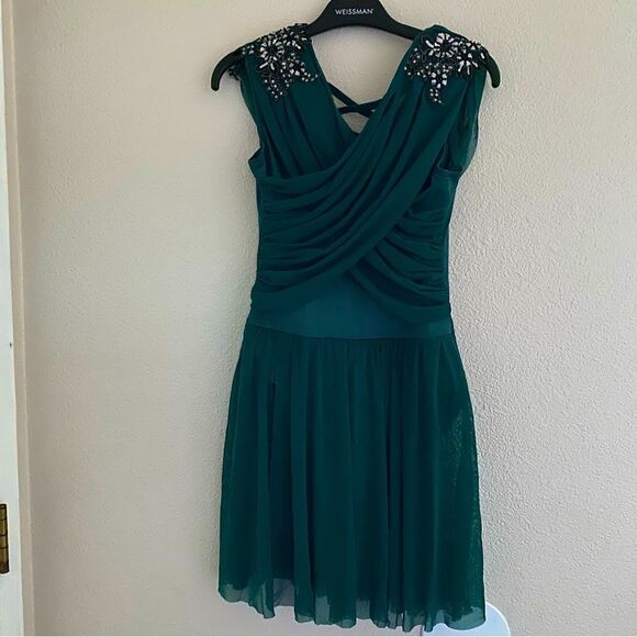 Weissman Dance lyrical costume dark green dress LAST LOVE 12438 MC-Medium child - Picture 2 of 11